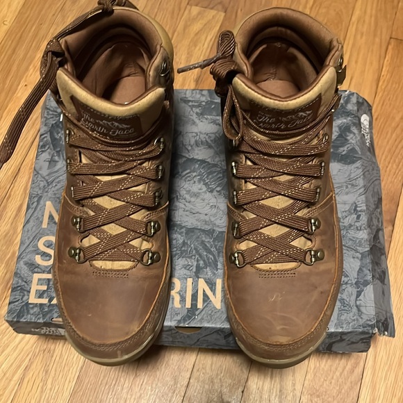 North Face Mens Back to Berkeley Brown leather rain/snow boots size 8.5. - Picture 3 of 8